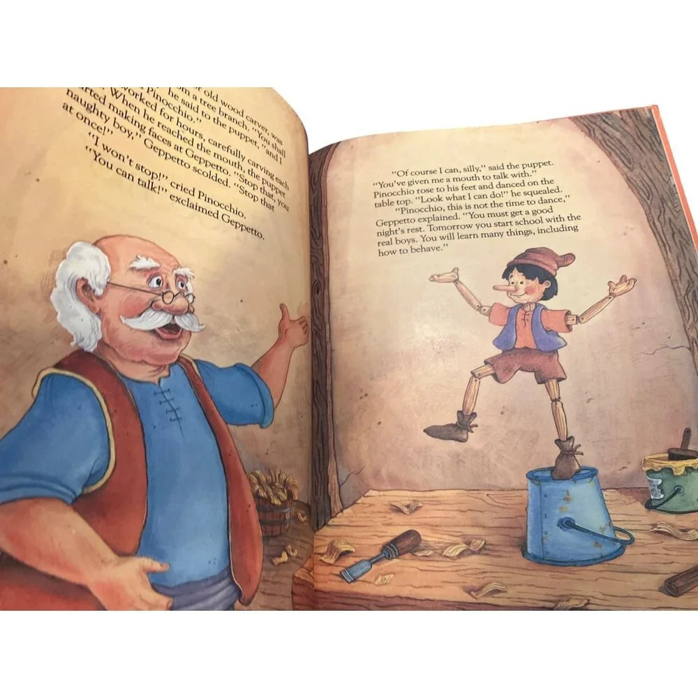 Pinocchio Hardcover Carolyn Magner 1993 Book Club Of America Fairy Tale Classic